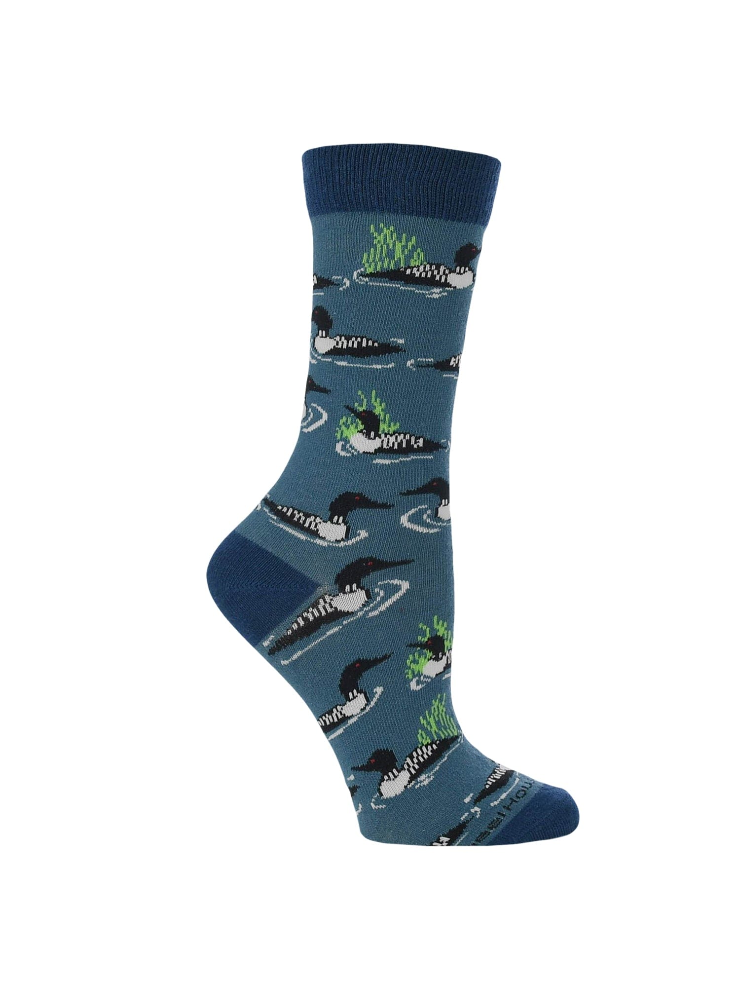Wheel House Designs socks Blue / Medium Loon Bird Socks Perfect Bird Lovers Gift