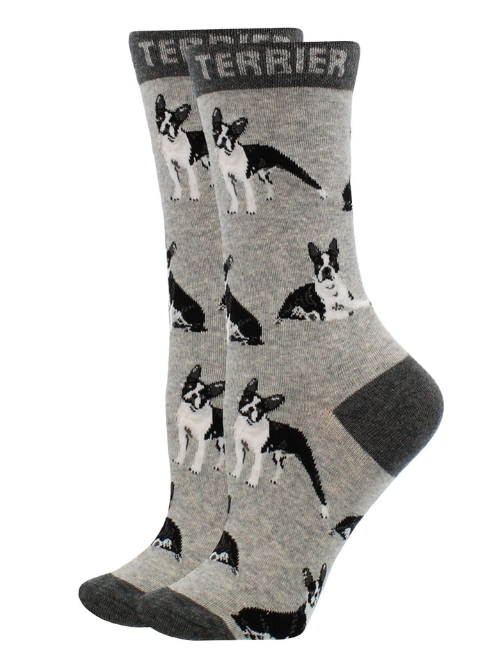 Wheel House Designs socks Boston Terrier Socks for Women | Perfect Dog Lovers Gift