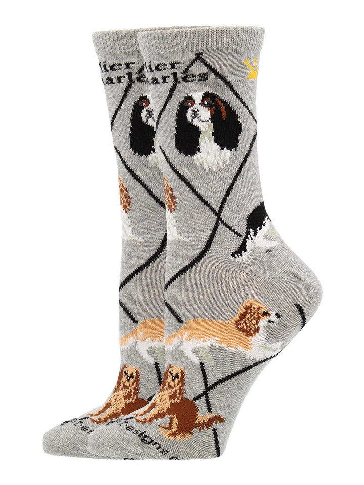 Wheel House Designs socks Cavalier King Charles Spaniel Socks for Women and Men | Perfect Dog Lovers Gift