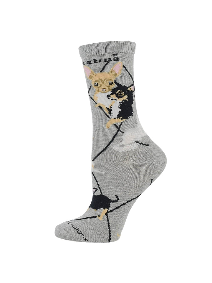 Wheel House Designs socks Chihuahua Socks for Women and Men | Perfect Dog Lovers Gift