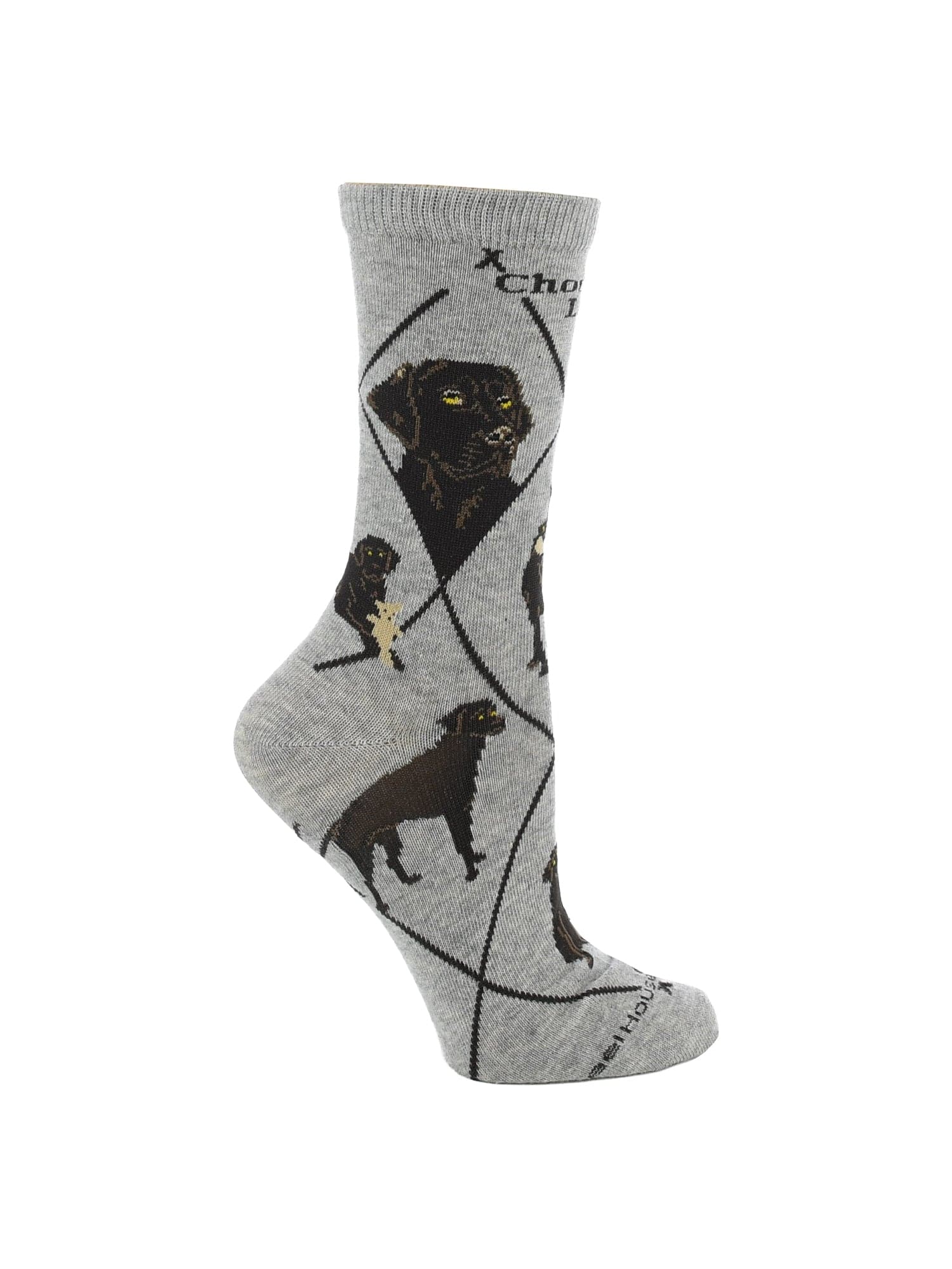 Wheel House Designs socks Chocolate Lab Socks for Women and Men | Perfect Dog Lovers Gift