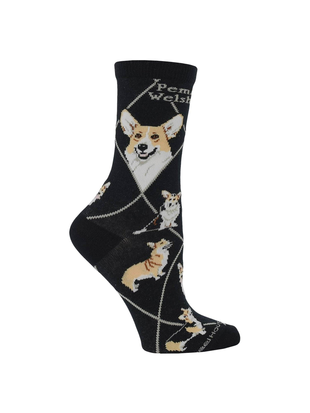 Wheel House Designs socks Corgi Pembroke Crew Socks for Women | Dog Lovers Gift