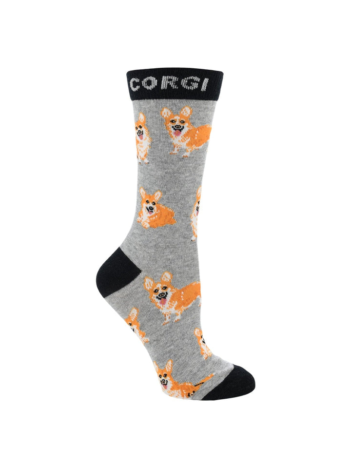 Wheel House Designs socks Corgi Pembroke Crew Socks for Women | Dog Lovers Gift