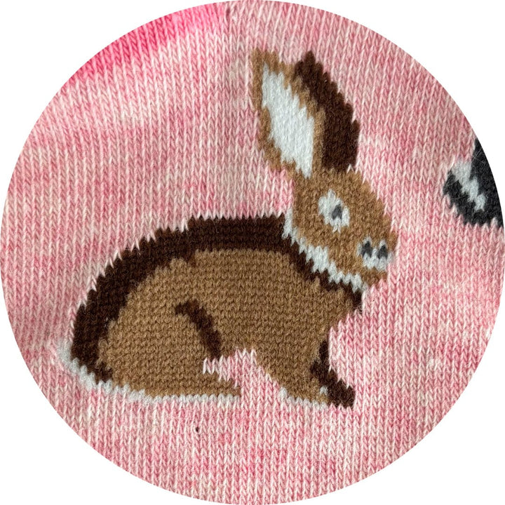 Wheel House Designs socks Cute Bunny Socks for Women | Bunny Rabbit Crew Socks|1-Pack/2-Pack