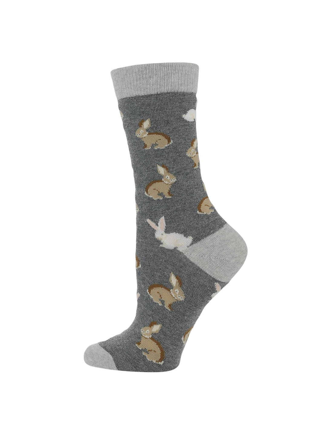 Wheel House Designs socks Cute Bunny Socks for Women | Bunny Rabbit Crew Socks | 1-Pack/2-Pack