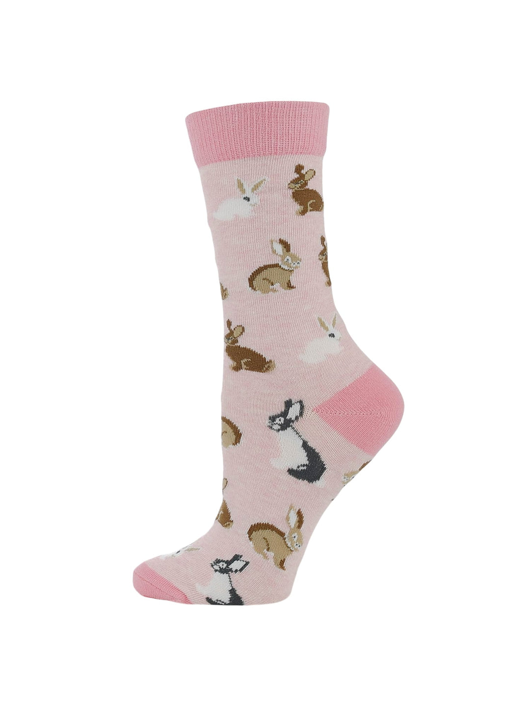 Wheel House Designs socks Cute Bunny Socks for Women | Bunny Rabbit Crew Socks | 1-Pack/2-Pack