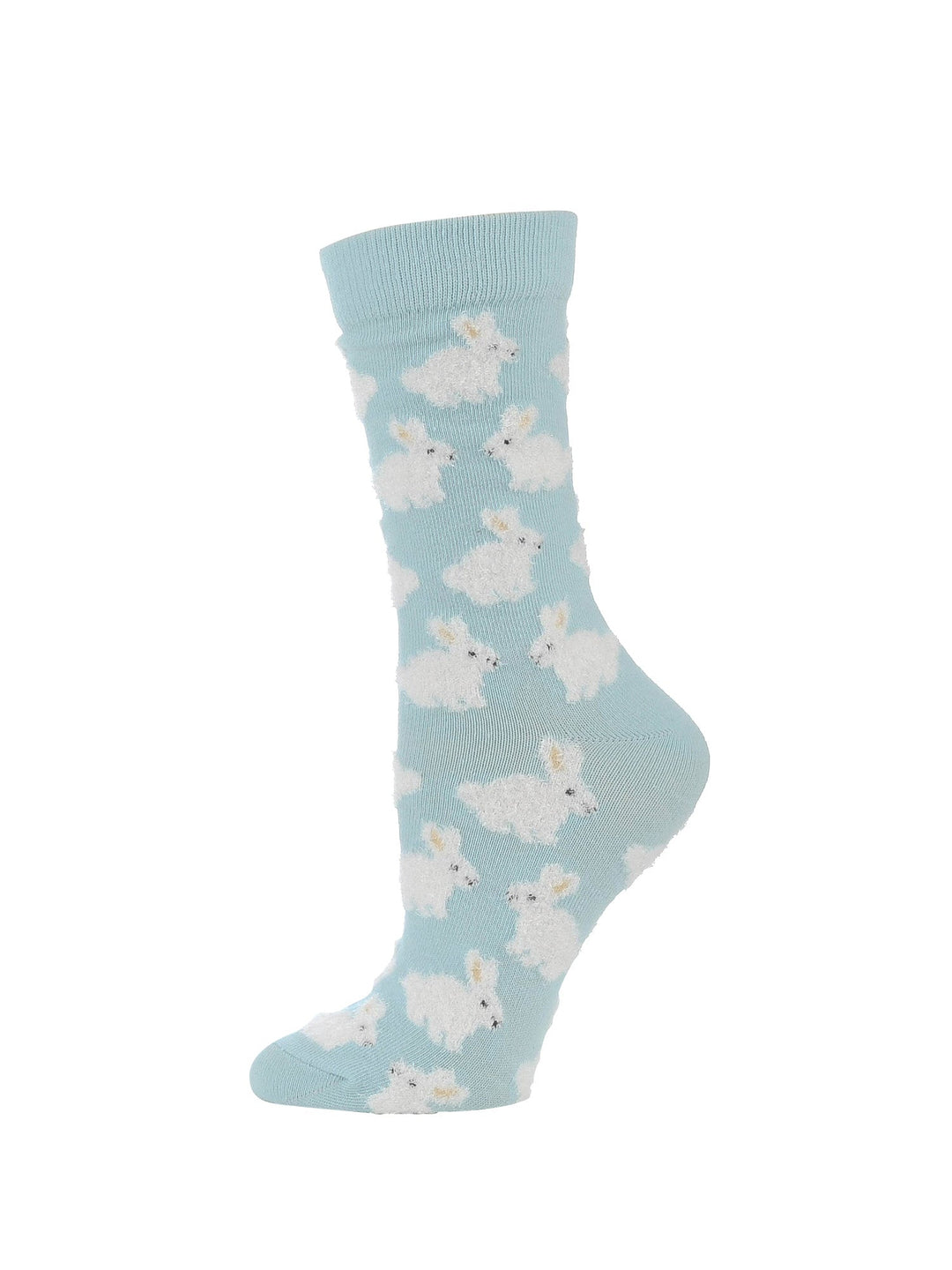 Wheel House Designs socks Cute Fuzzy Bunny Socks for Women | Fuzzy Bunny Rabbit Crew Socks|1-Pack/2-Pack