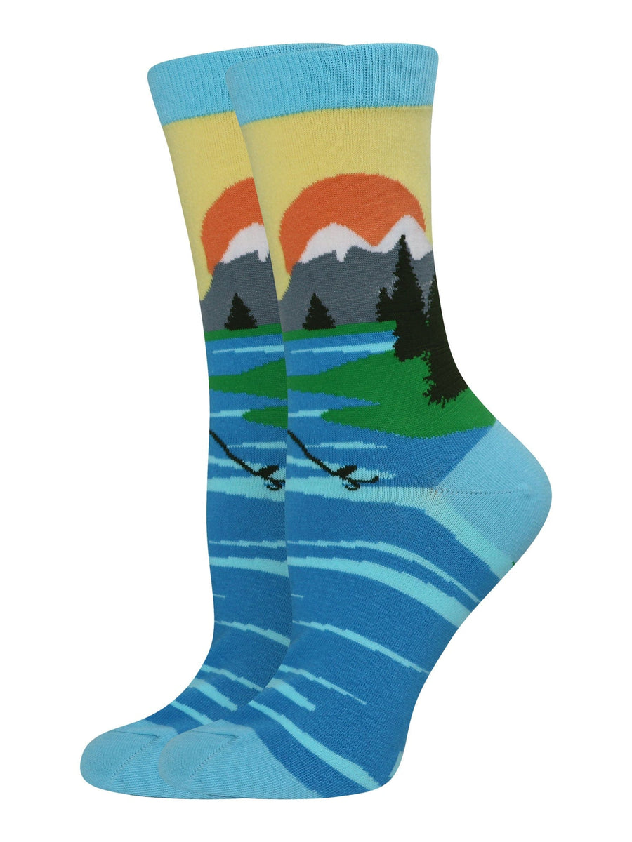 Wheel House Designs socks Fly Fishing Socks Gift Perfect Fly Fishing Lover Gift