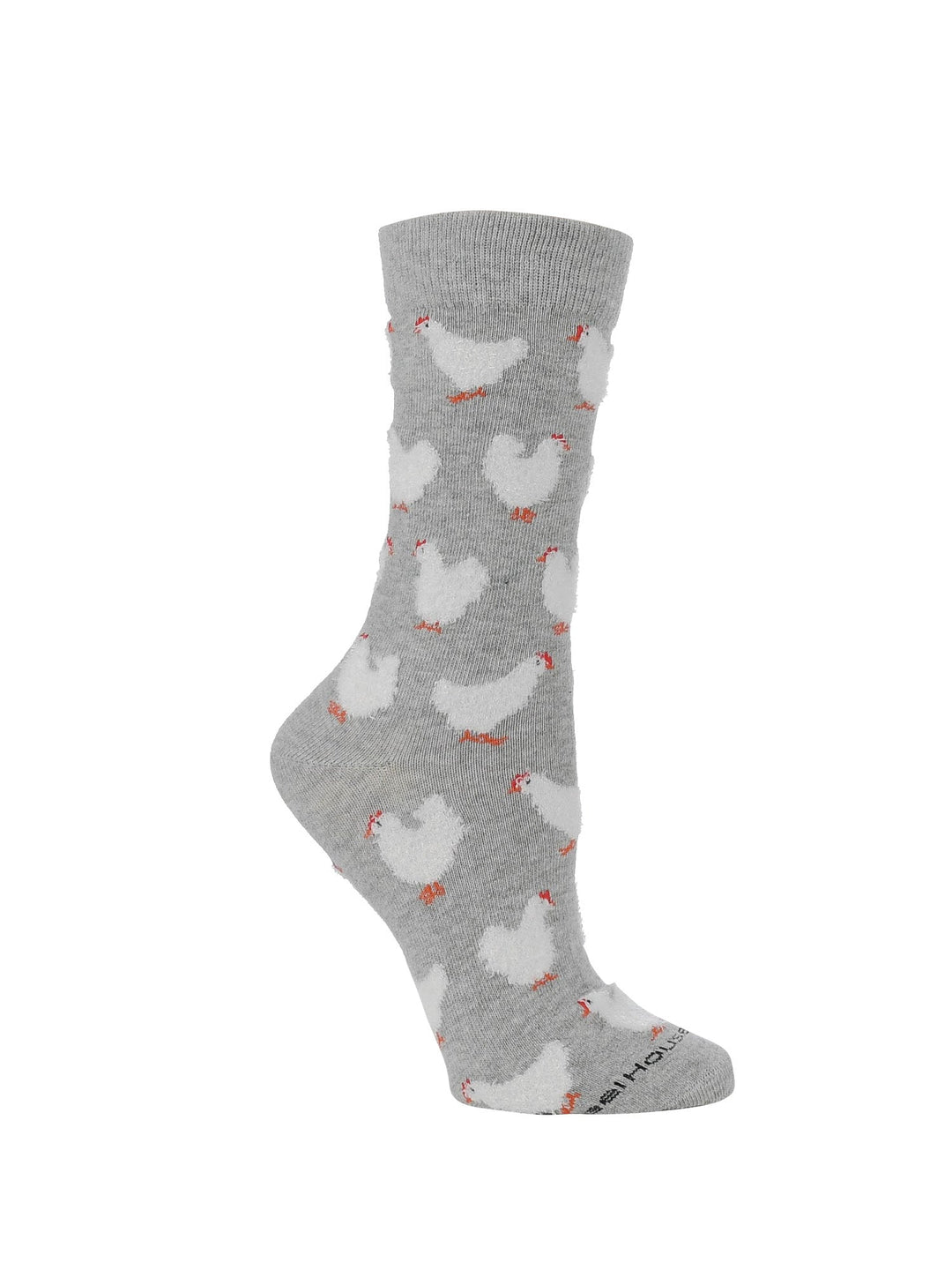 Wheel House Designs socks Fuzzy Chicken Socks | Cute Chicken Socks for Women | Crew Length|1-Pack/2-Pack