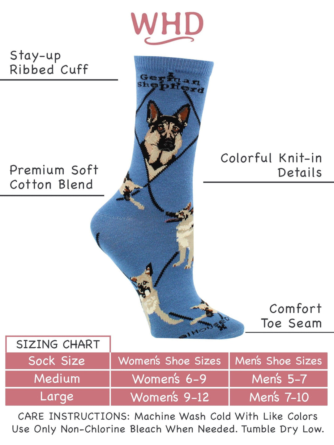Wheel House Designs socks German Shepherd Socks for Women | Perfect Dog Lovers Gift