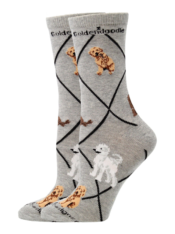 Wheel House Designs socks Goldendoodle Socks for Women and Men | Perfect Dog Lovers Gift