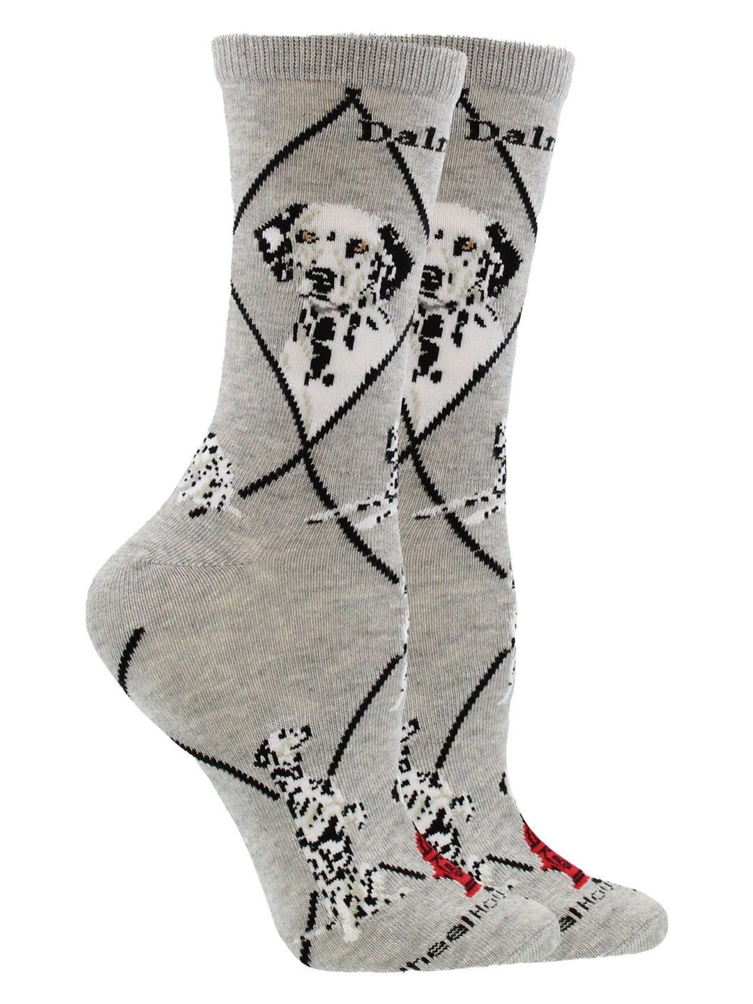 Wheel House Designs socks Gray Heather / Medium Dalmatian Socks Perfect Dog Lovers Gift