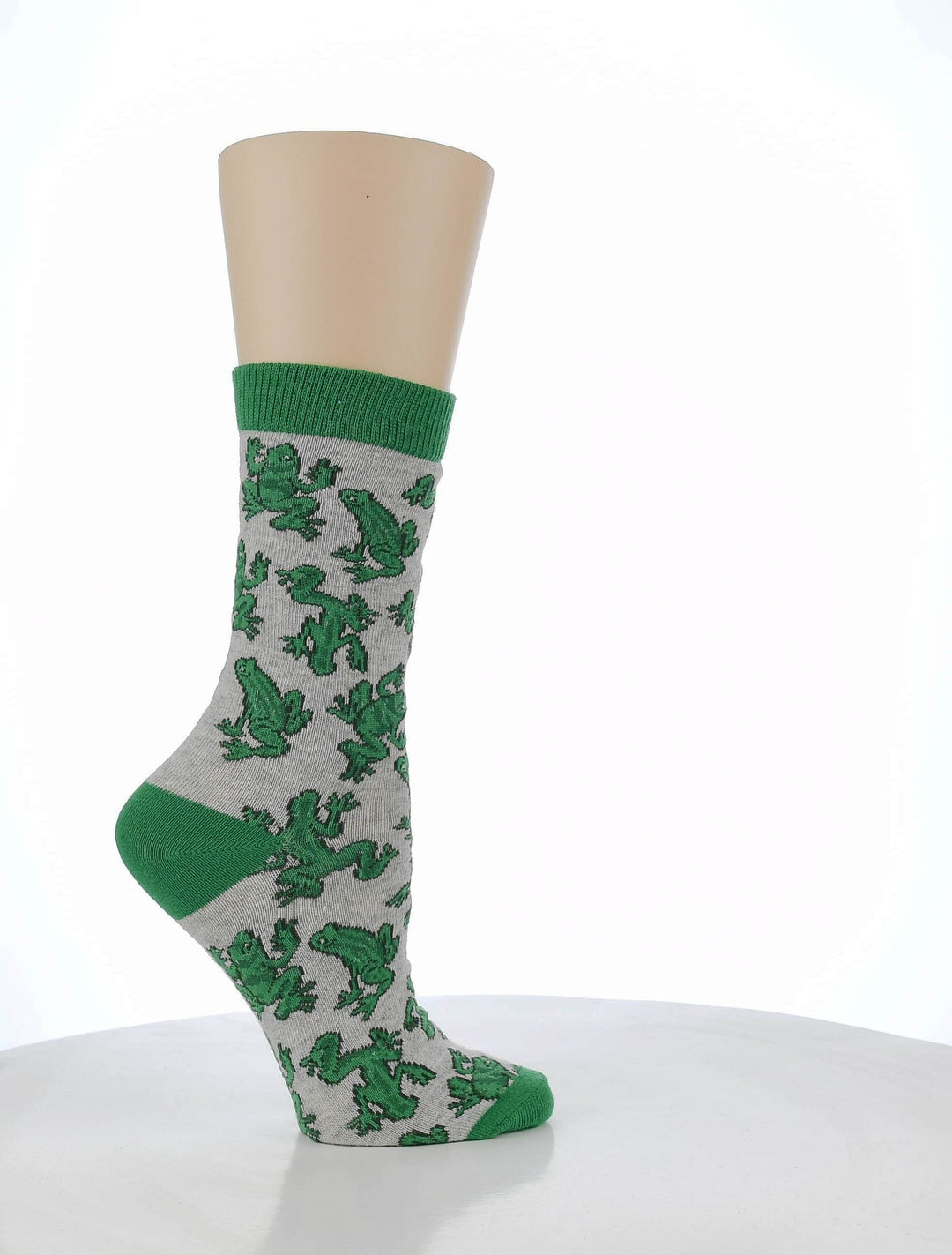 Wheel House Designs socks Gray Heather / Medium Frog Socks Perfect Animal Lovers Gift