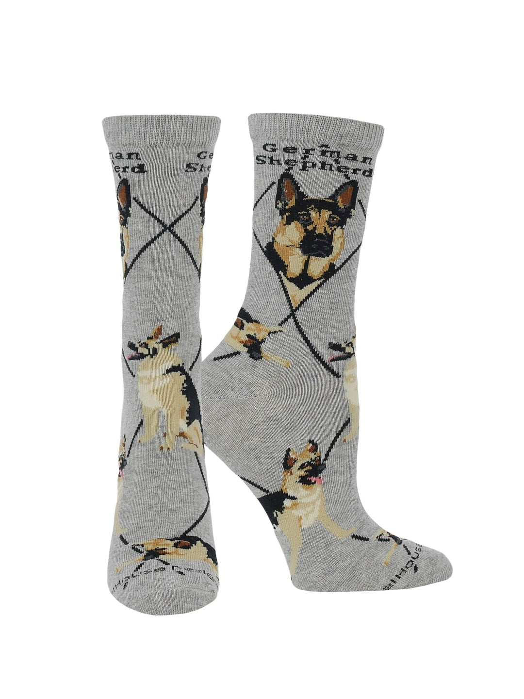 Wheel House Designs socks Gray / Large German Shepherd Socks for Women | Perfect Dog Lovers Gift
