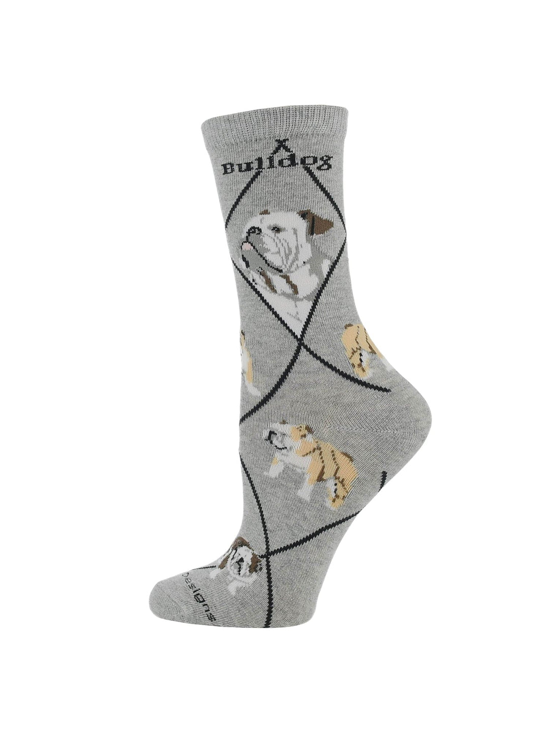 Wheel House Designs socks Gray / Medium American Bulldog Socks for Women | Perfect Dog Lovers Gift