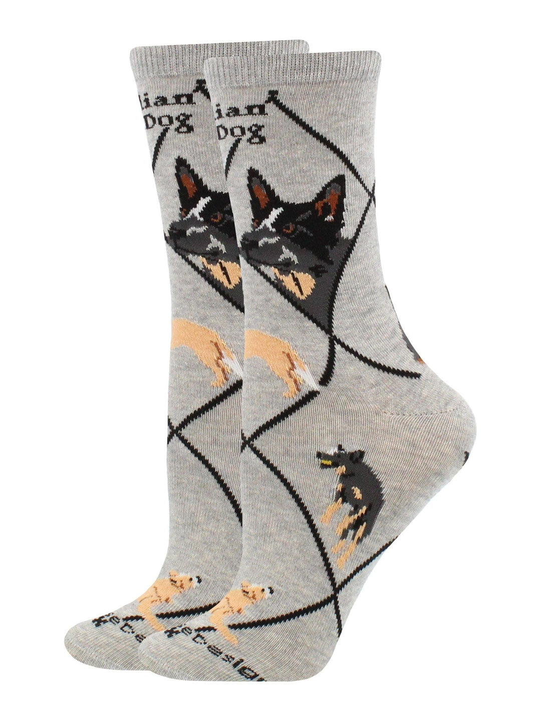 Wheel House Designs socks Gray / Medium Australian Cattle Dog Socks Perfect Dog Lovers Gift