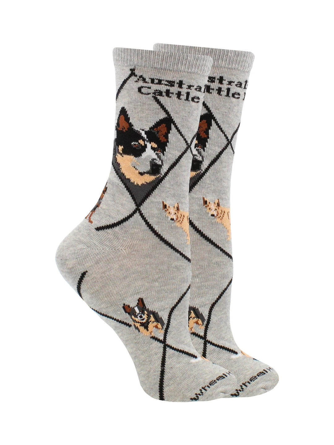 Wheel House Designs socks Gray / Medium Australian Cattle Dog Socks Perfect Dog Lovers Gift