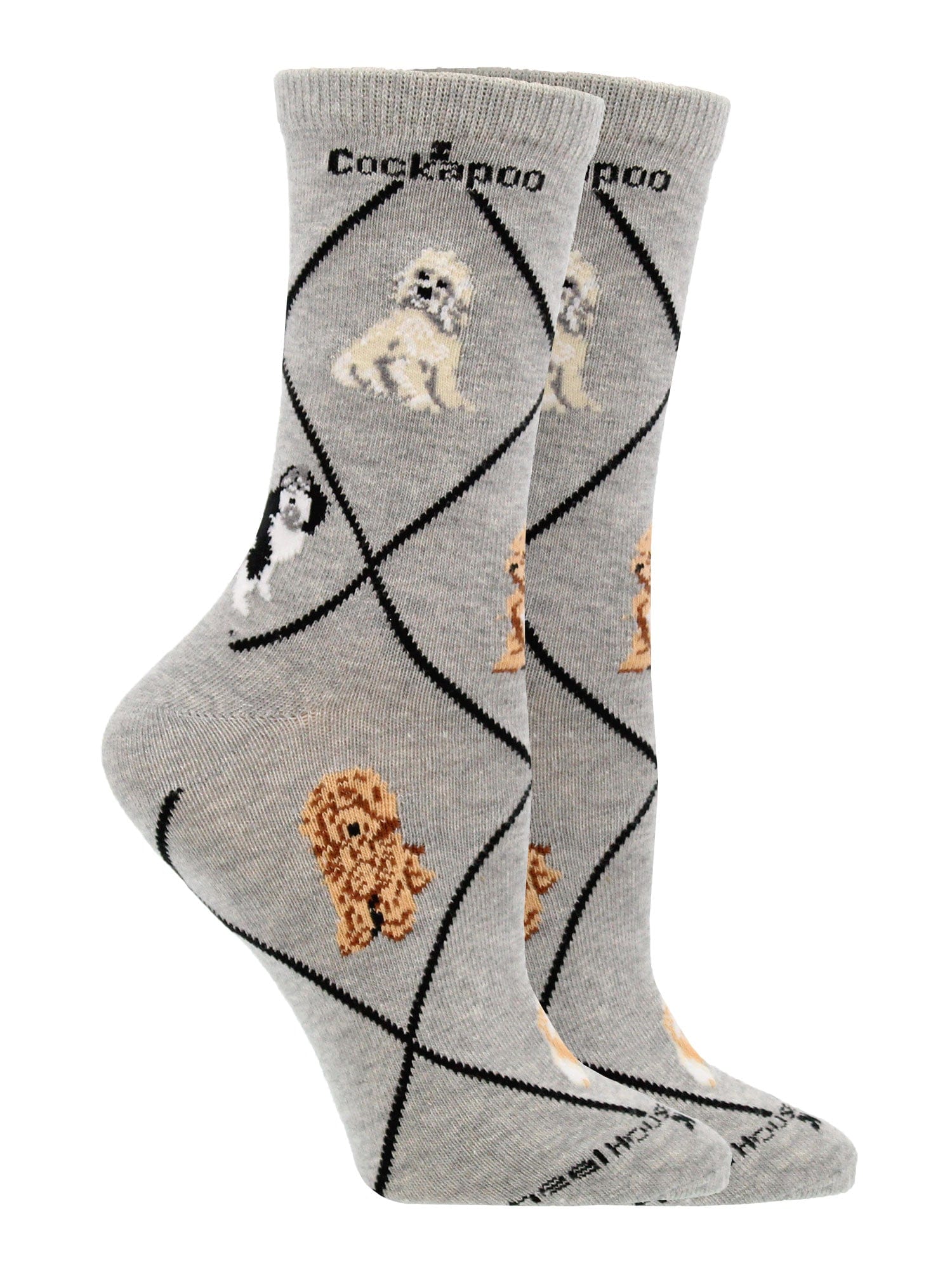 Wheel House Designs socks Gray / Medium Cockapoo Socks Perfect Dog Lovers Gift