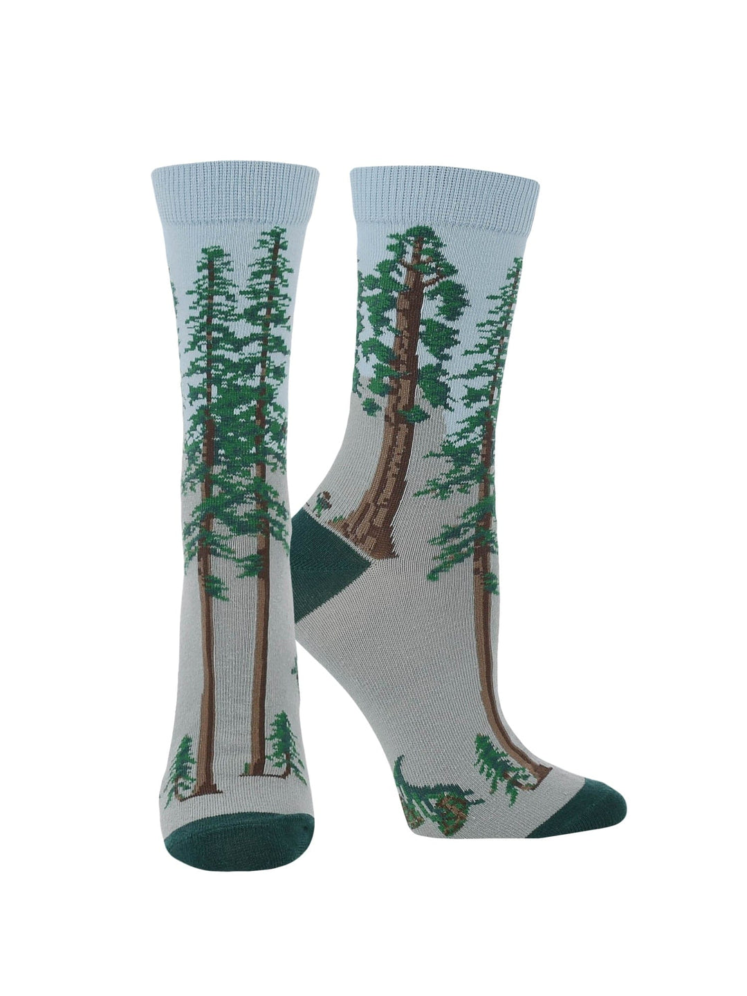 Wheel House Designs socks Gray / Medium Conifer Tree Socks Perfect Tree Lovers Gift