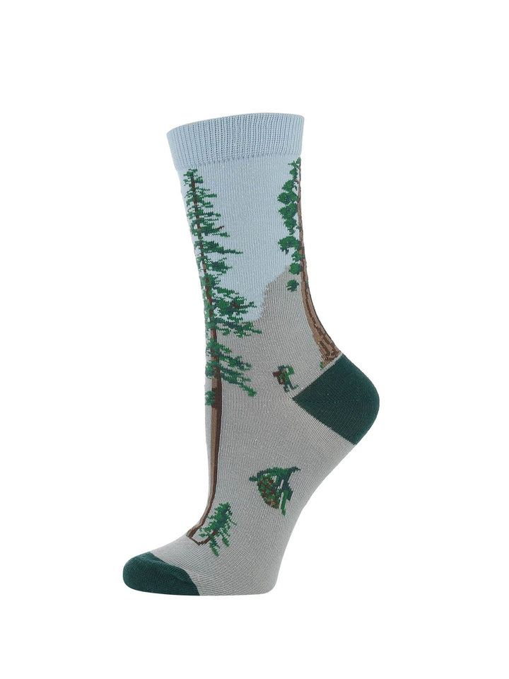 Wheel House Designs socks Gray / Medium Conifer Tree Socks Perfect Tree Lovers Gift