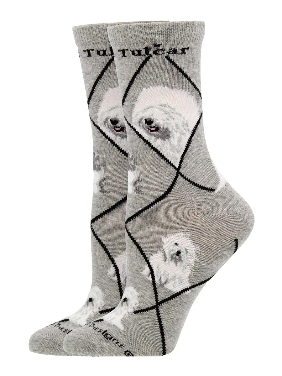 Wheel House Designs socks Gray / Medium Coton de Tulear Socks Perfect Dog Lovers Gift