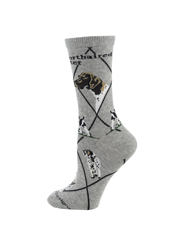 Wheel House Designs socks Gray / Medium German Shorthaired Pointer Socks Perfect Dog Lovers Gift