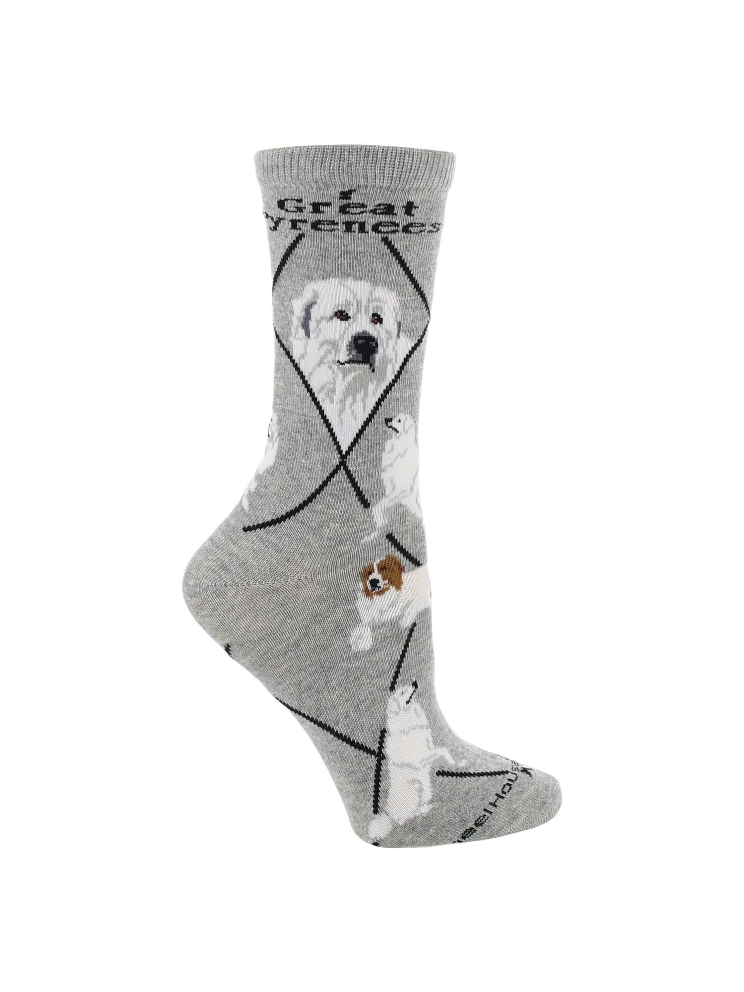 Wheel House Designs socks Gray / Medium Great Pyrenees Socks Perfect Dog Lovers Gift