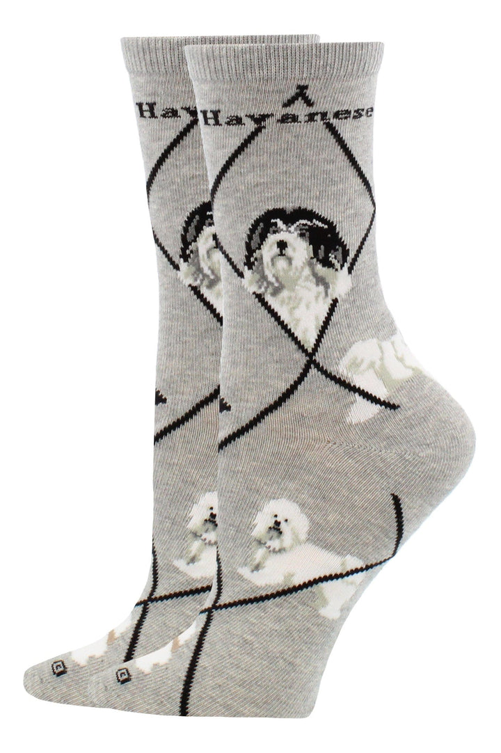 Wheel House Designs socks Gray / Medium Havanese Socks Perfect Dog Lovers Gift