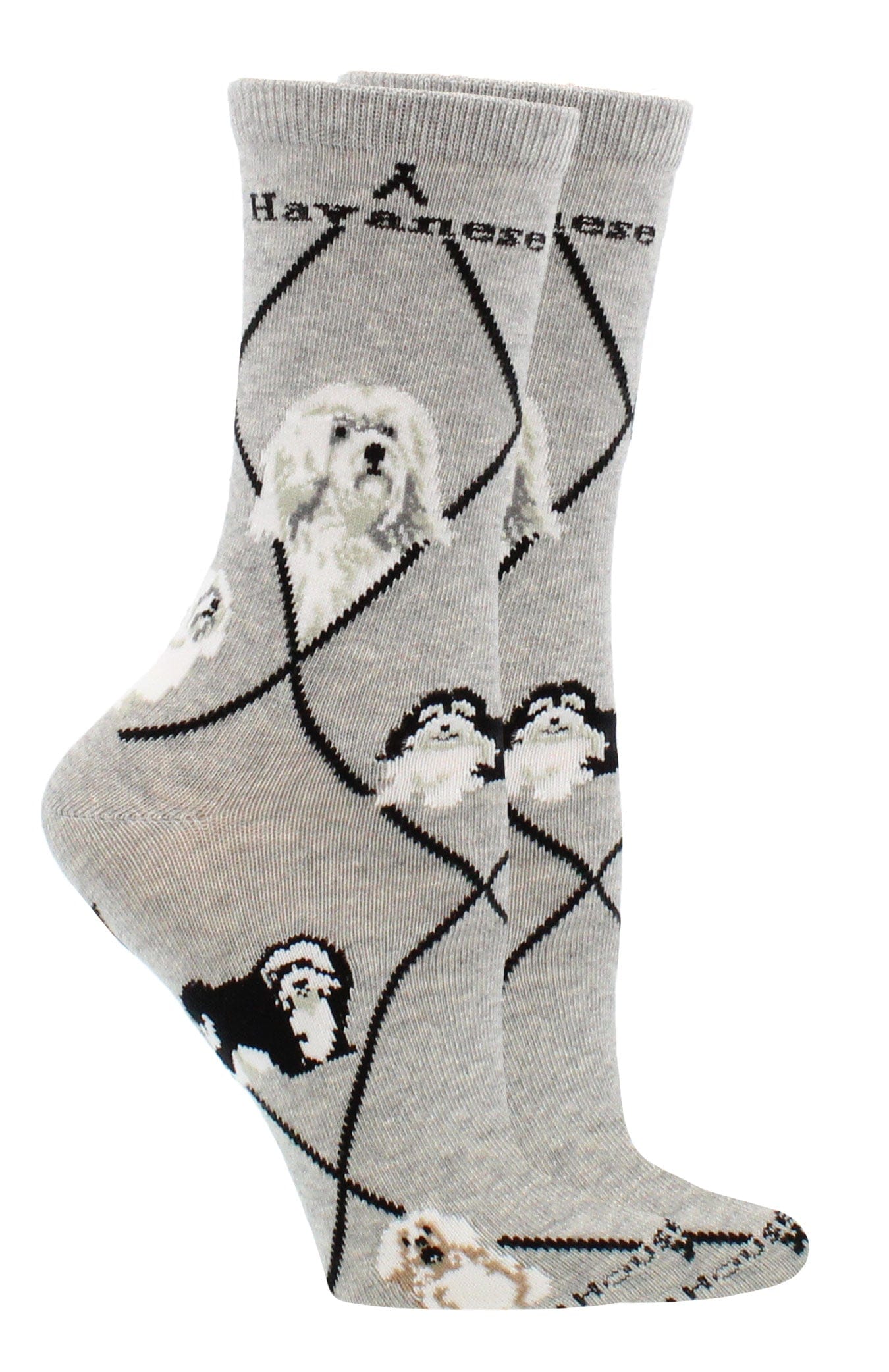 Wheel House Designs socks Gray / Medium Havanese Socks Perfect Dog Lovers Gift