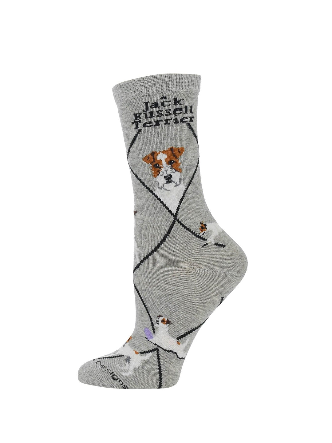 Wheel House Designs socks Gray / Medium Jack Russell Terrier Socks Perfect Dog Lovers Gift