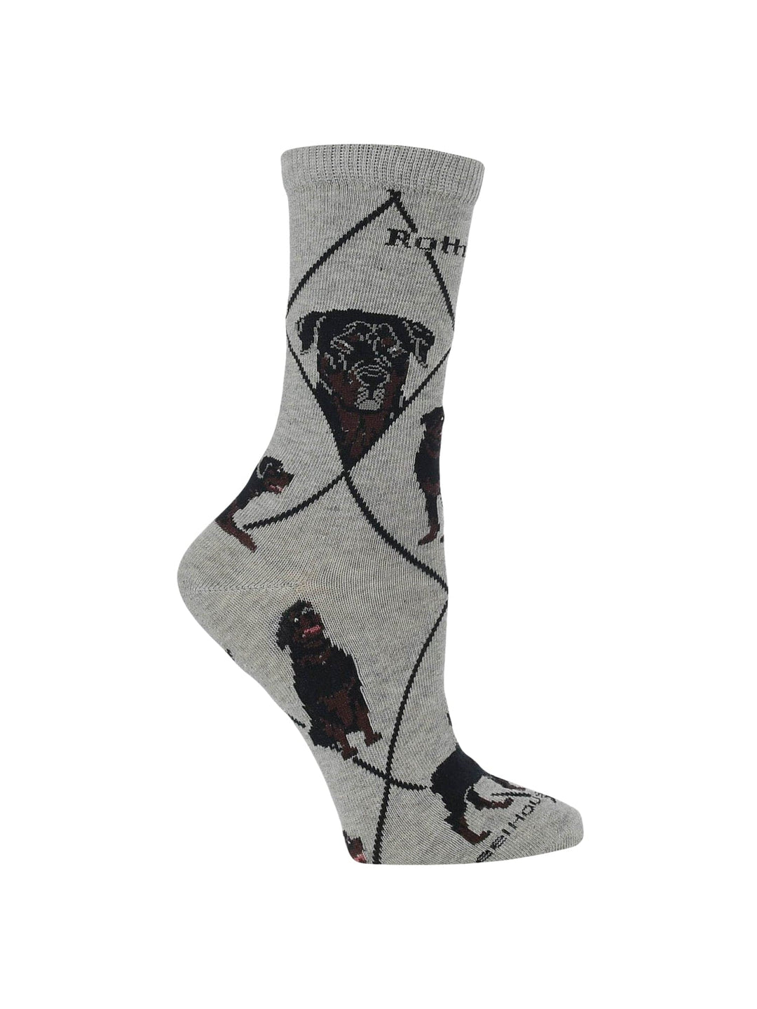 Wheel House Designs socks Gray / Medium Rottweiler Socks Perfect Dog Lovers Gift