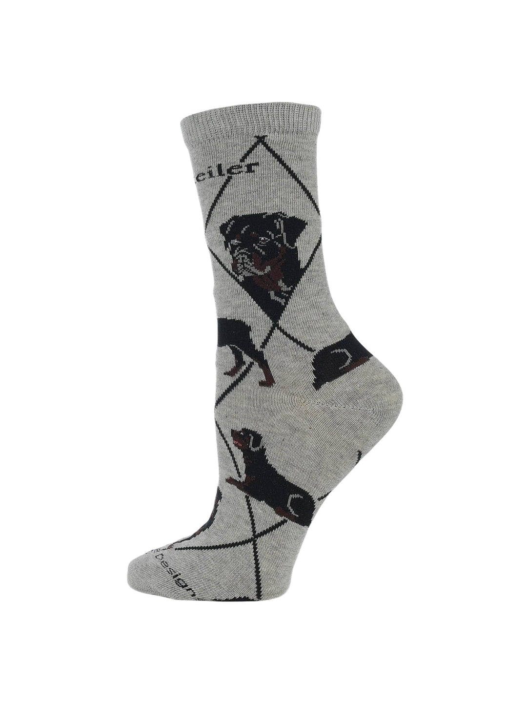 Wheel House Designs socks Gray / Medium Rottweiler Socks Perfect Dog Lovers Gift