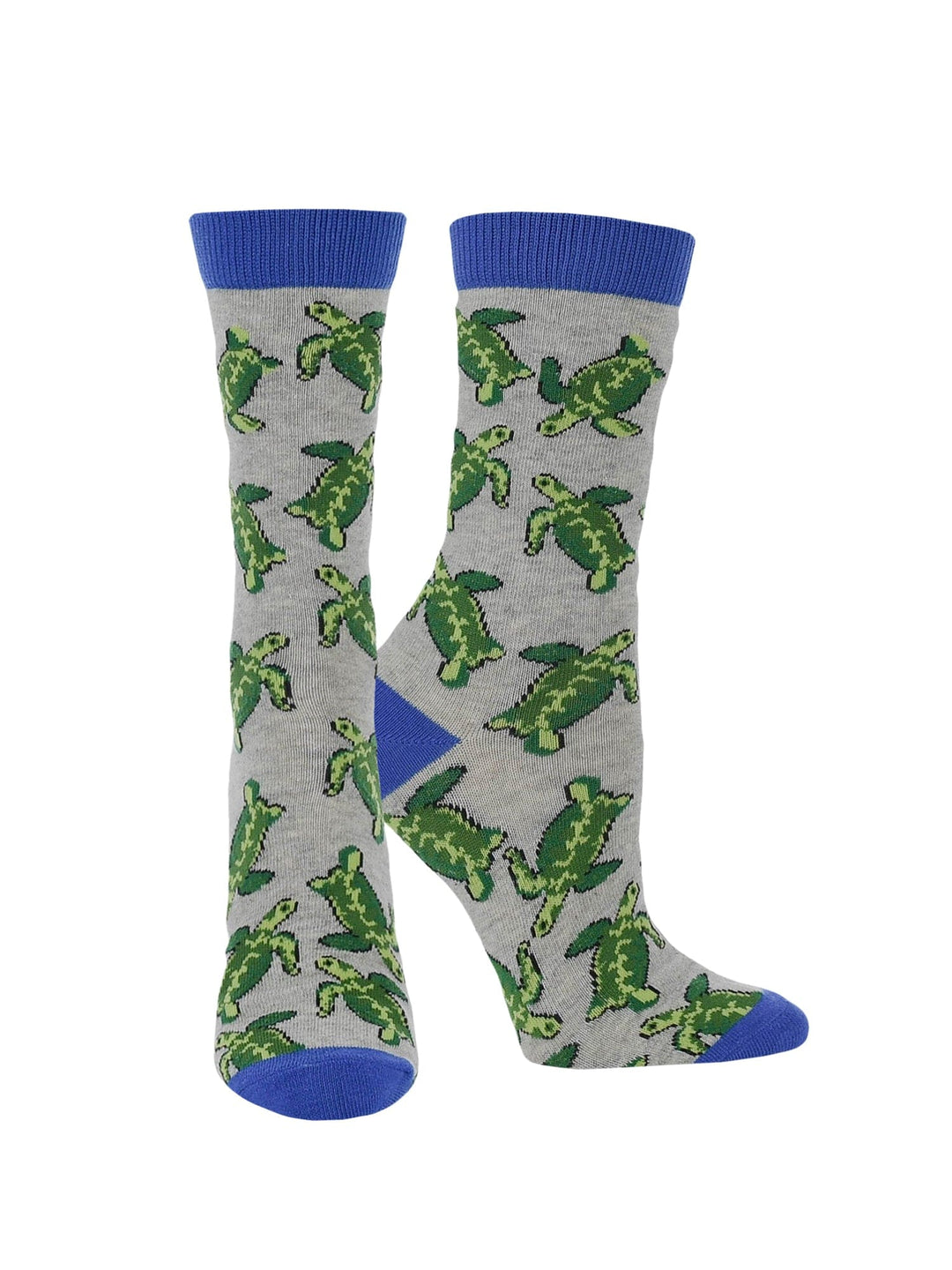 Wheel House Designs socks Gray / Medium Sea Turtle Socks Perfect Sea Turtle Lovers Gift