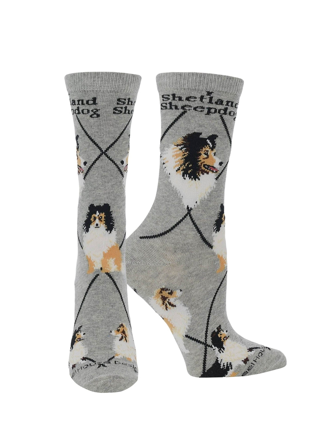 Wheel House Designs socks Gray / Medium Shetland Sheepdog Socks Perfect Dog Lovers Gift