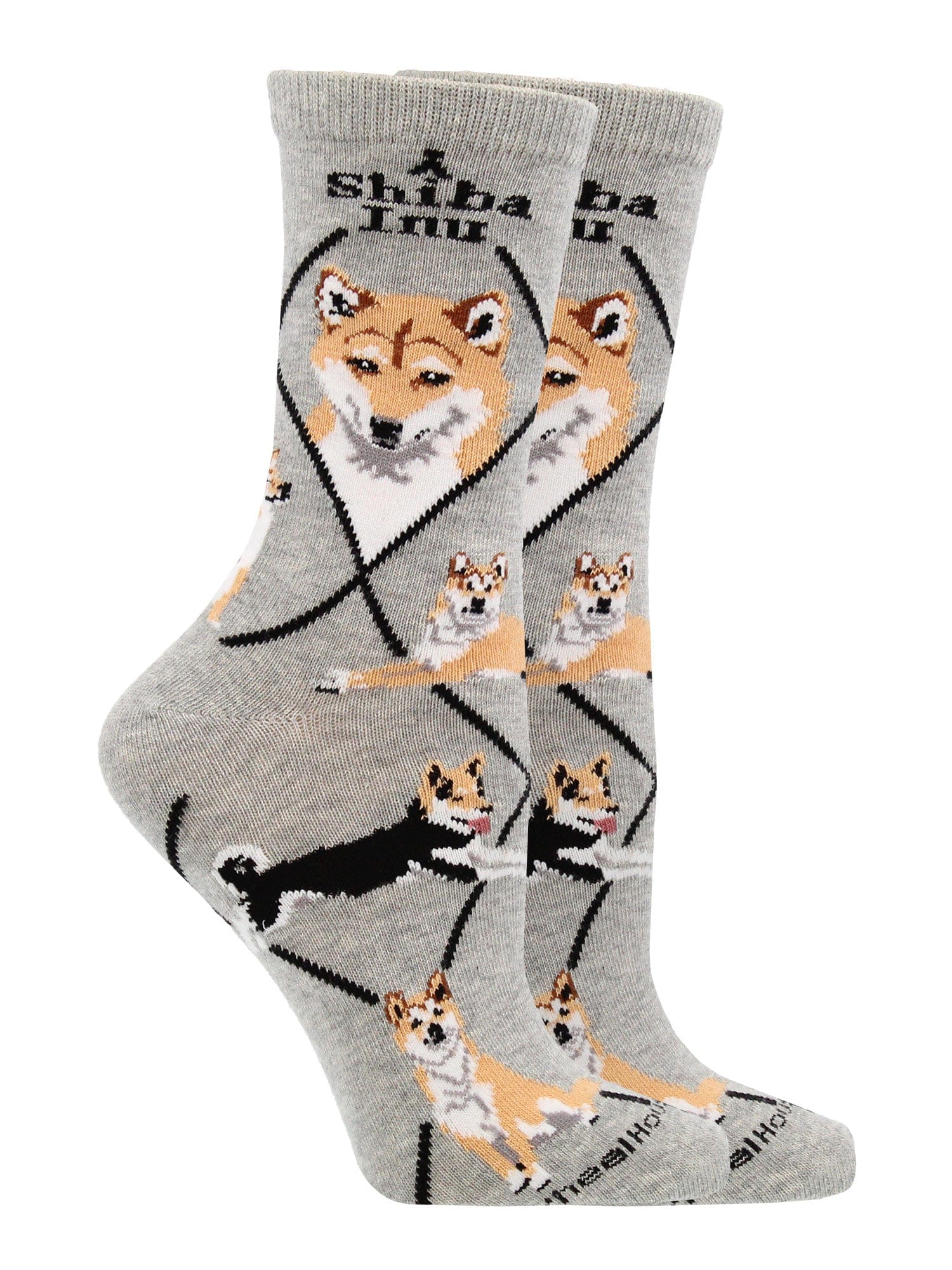 Wheel House Designs socks Gray / Medium Shiba Inu Socks Perfect Dog Lovers Gift