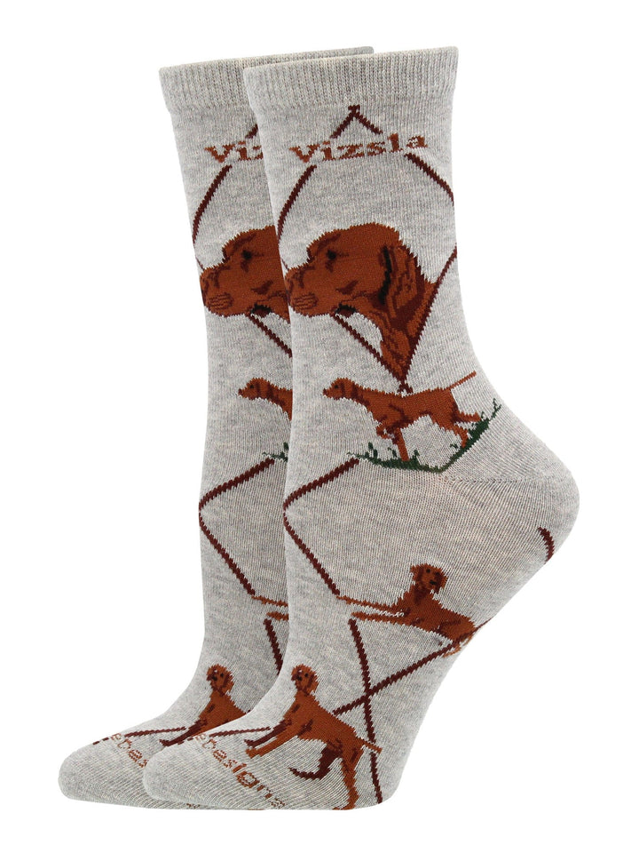 Wheel House Designs socks Gray / Medium Vizsla Socks Perfect Dog Lovers Gift