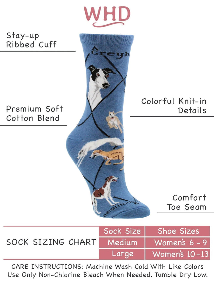 Wheel House Designs socks Greyhound Socks Perfect Dog Lovers Gift