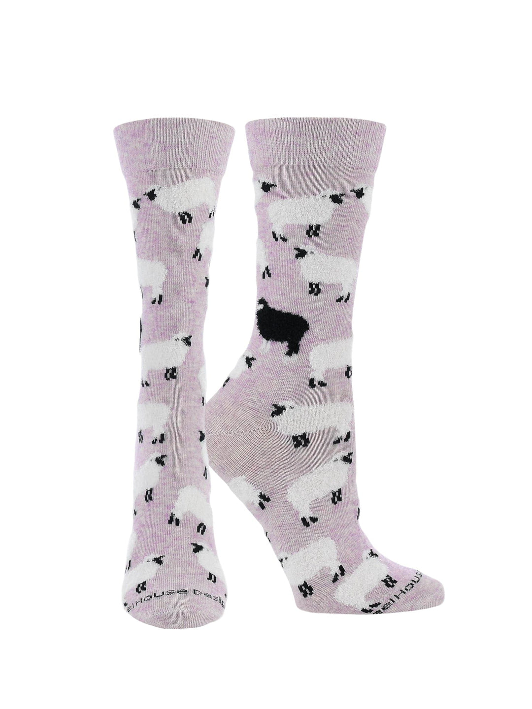 Wheel House Designs socks Lavender Heather / Medium WHD Fuzzy Sheep Socks | Gifts for Sheep Lovers | 1-Pack/2-Pack