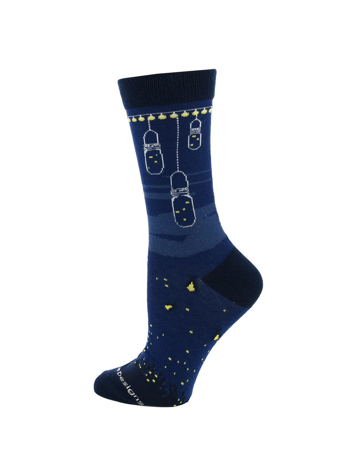 Wheel House Designs socks Navy / Medium Firefly Socks Perfect Outdoor Lovers Gift