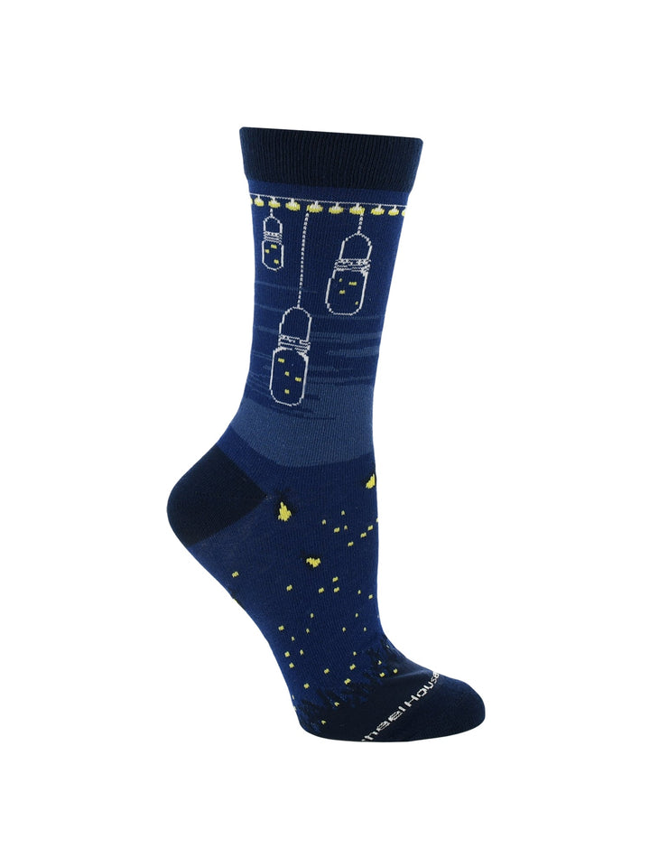 Wheel House Designs socks Navy / Medium Firefly Socks Perfect Outdoor Lovers Gift