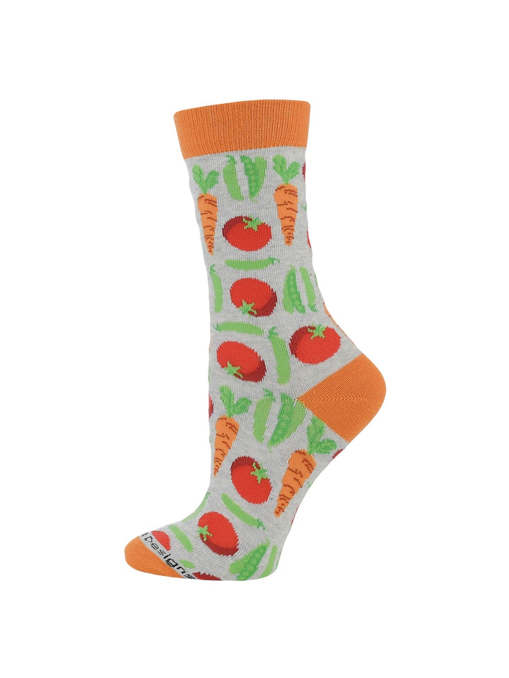Wheel House Designs socks Oatmeal/Ash Heather / Medium WHD Veggie Socks | Gifts for Veggie Lovers | 1-Pack/2-Pack