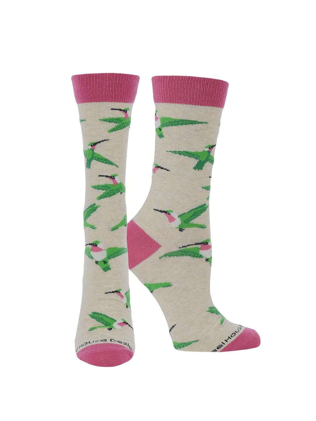 Wheel House Designs socks Oatmeal / Medium Hummingbird Bird Socks Perfect Bird Lovers Gift