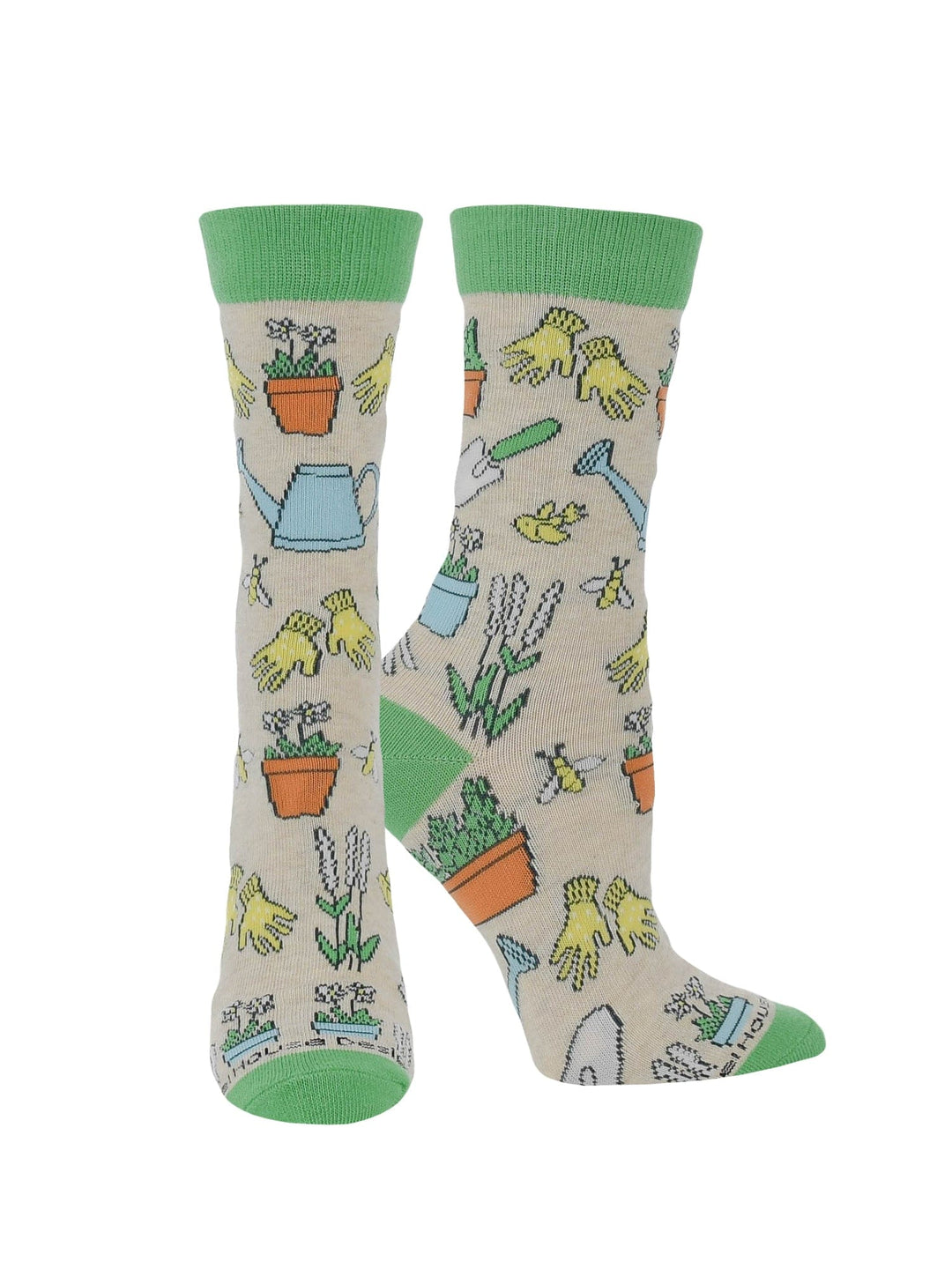 Wheel House Designs socks Oatmeal / Medium WHD Garden Socks | Gift for Gardening Lovers | 1-Pack/2-Pack
