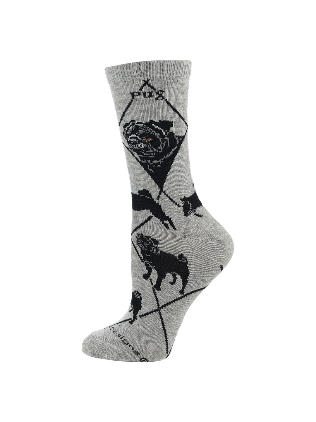 Wheel House Designs socks Pug / Medium Pug Socks for Women | Perfect Dog Lovers Gift