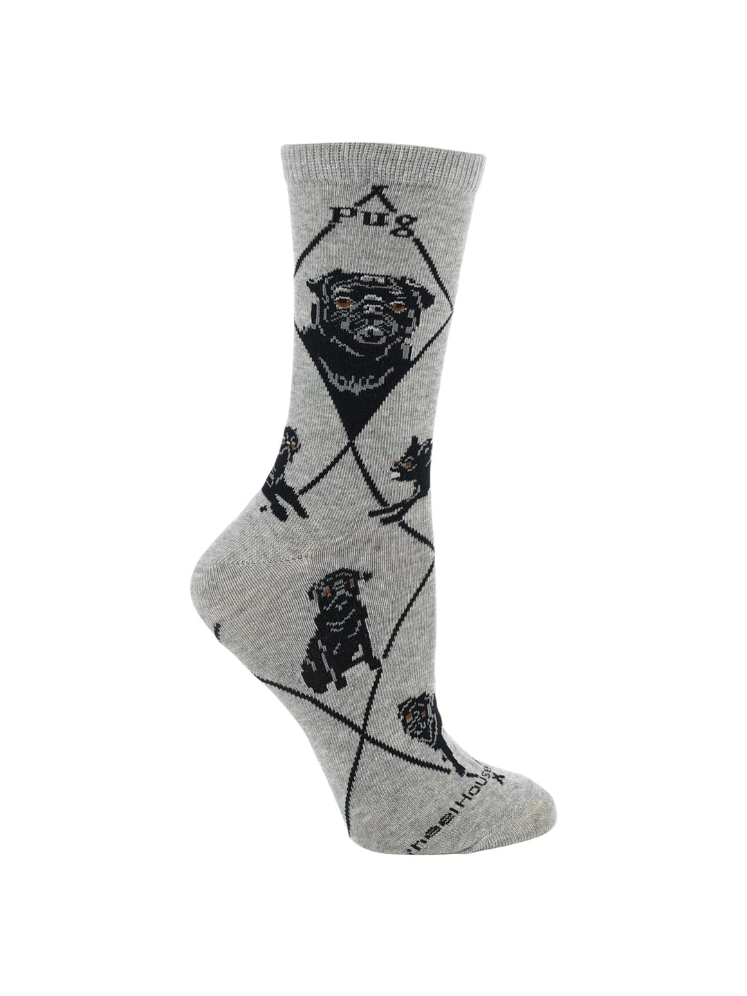 Wheel House Designs socks Pug / Medium Pug Socks for Women | Perfect Dog Lovers Gift