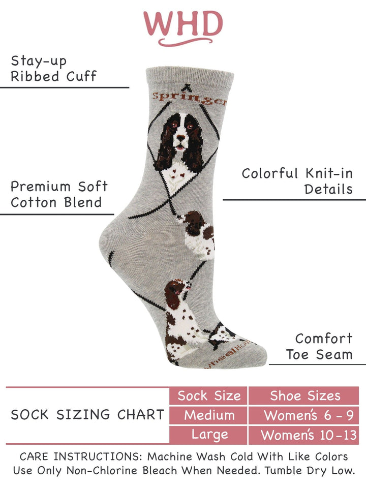 Wheel House Designs socks Springer Spaniel Socks Perfect Dog Lovers Gift