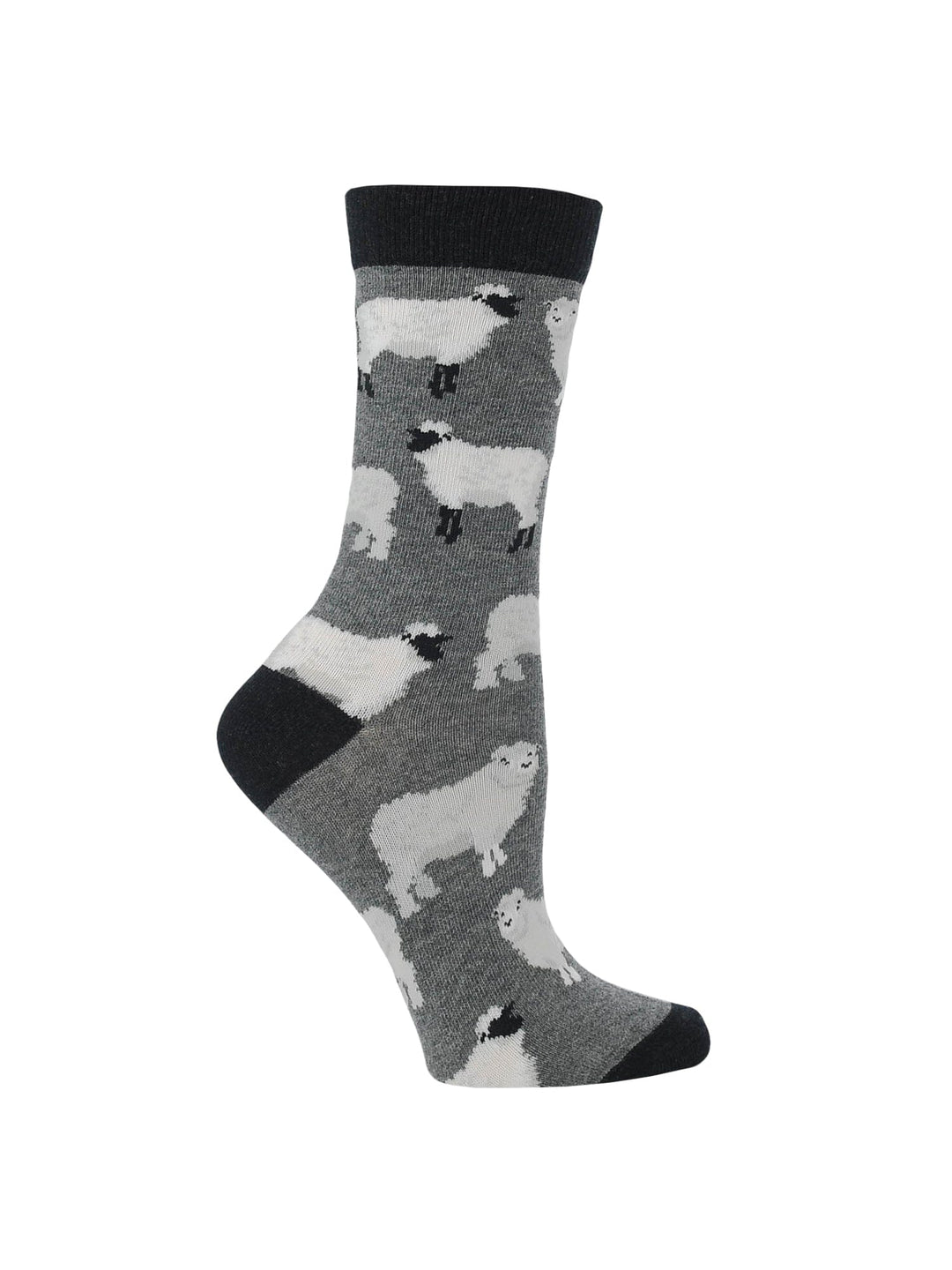 Wheel House Designs socks Teal/Charcoal / Medium WHD Sheep Socks | Socks with Sheep on them|1-Pack/2-Pack
