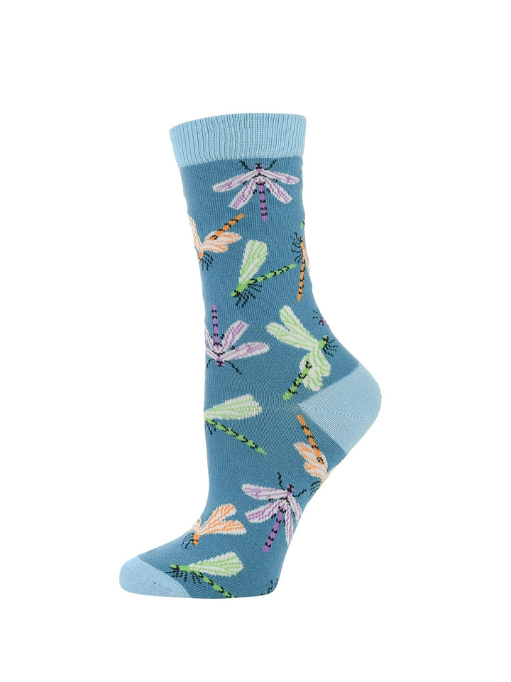 Wheel House Designs socks Teal / Medium Dragonfly Socks Perfect Outdoor Lovers Gift