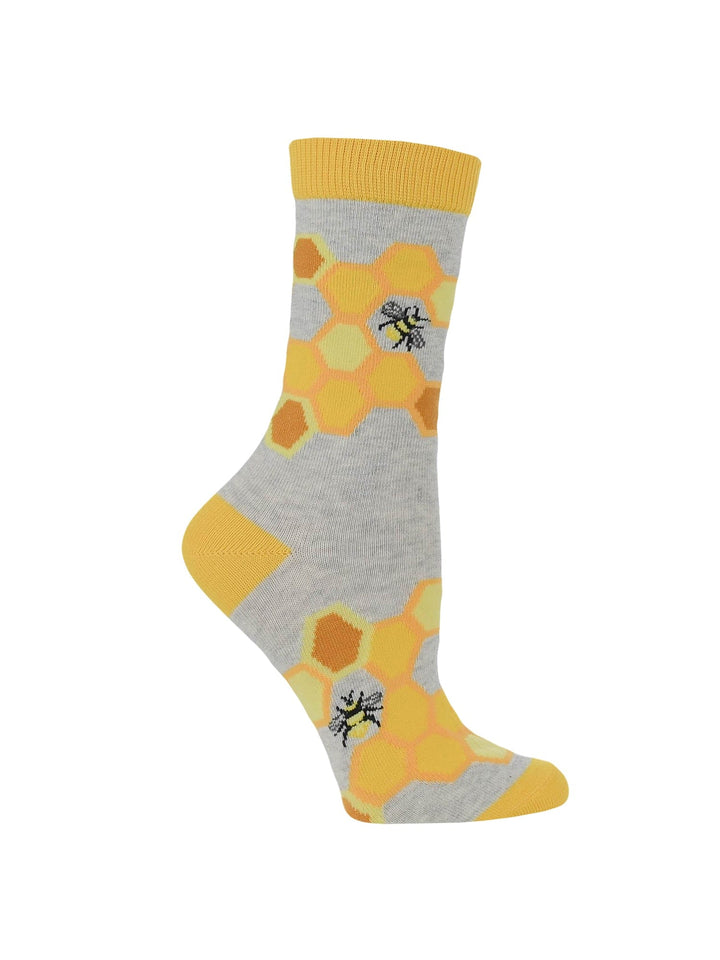 Wheel House Designs socks WHD Bee Socks | Gifts for Bee Lovers | 1-Pack/2-Pack