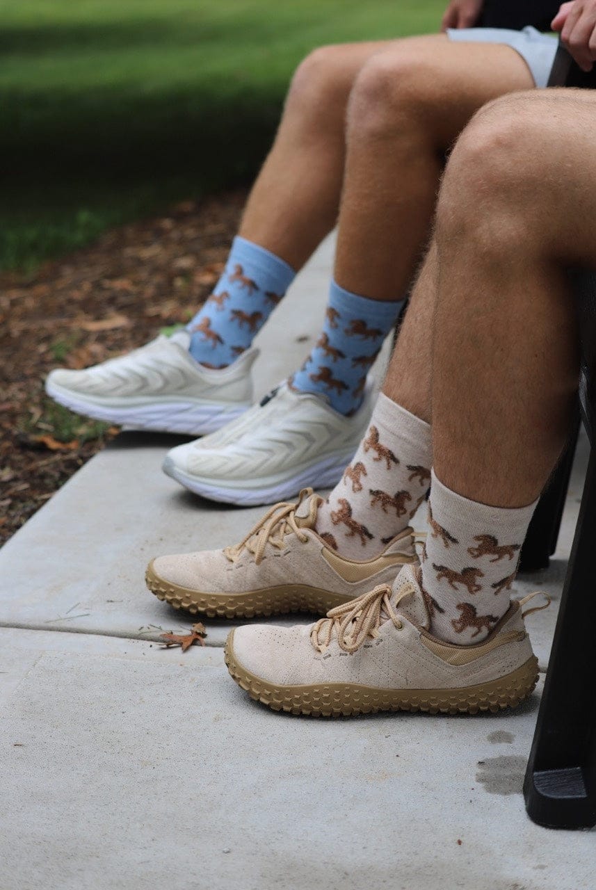 Wheel House Designs socks WHD Cute Fuzzy Horse Socks for Women | Gift for Horse Lovers|1-Pack/2-Pack